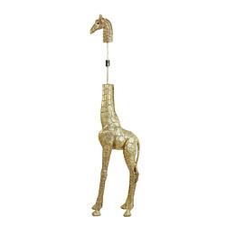 Foto van Light & living - vloerlamp giraffe - 44x33.5x184cm - brons