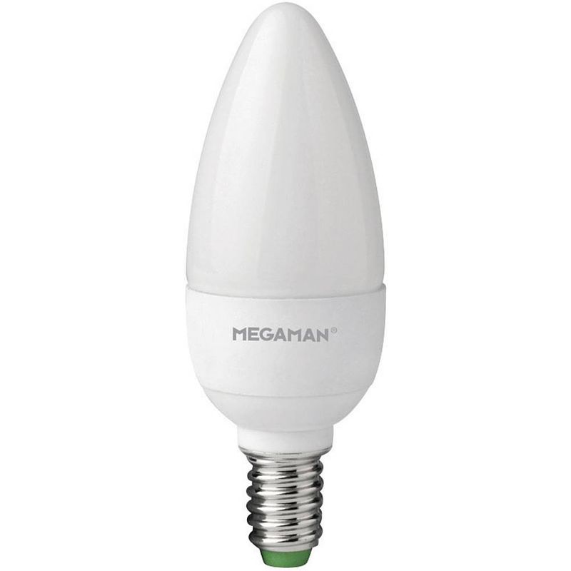 Foto van Megaman mm21042 led-lamp energielabel f (a - g) e14 kaars 3.5 w = 25 w warmwit (ø x l) 35 mm x 100 mm 1 stuk(s)