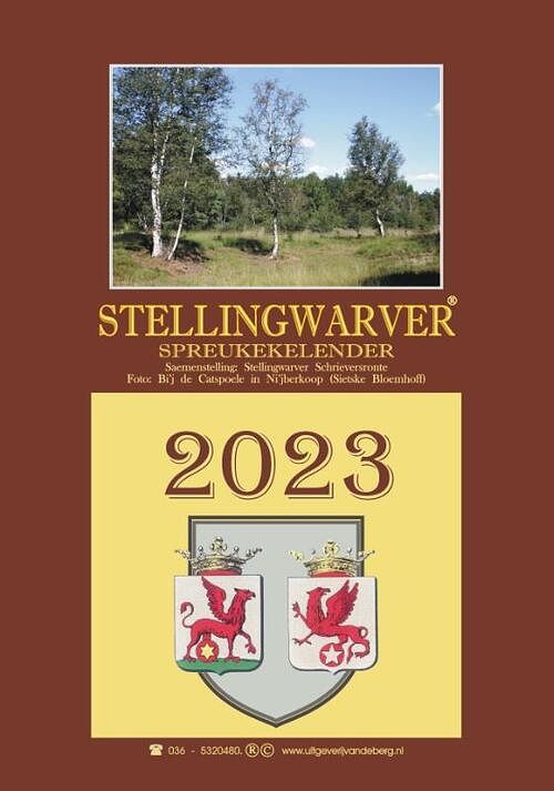 Foto van Stellingwarver spreukekelender - stellingwarver schrieversronte - paperback (9789055125234)