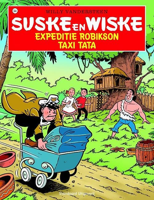 Foto van Suske en wiske dubbelalbum 334 - expeditie robikson & taxi tata - peter van gucht, willy vandersteen - paperback (9789002258237)