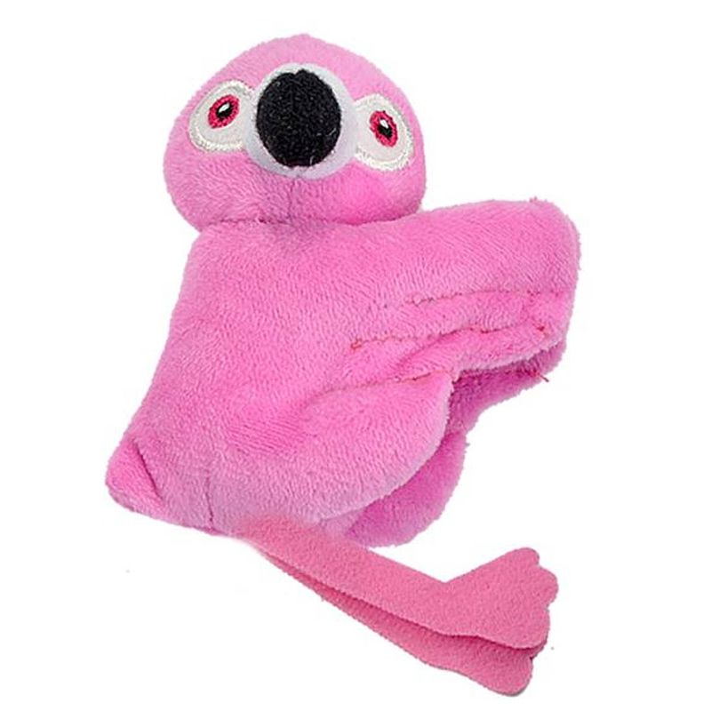 Foto van Wild republic knuffel flamingo junior 12 cm pluche roze