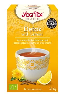 Foto van Yogi tea detox met citroen