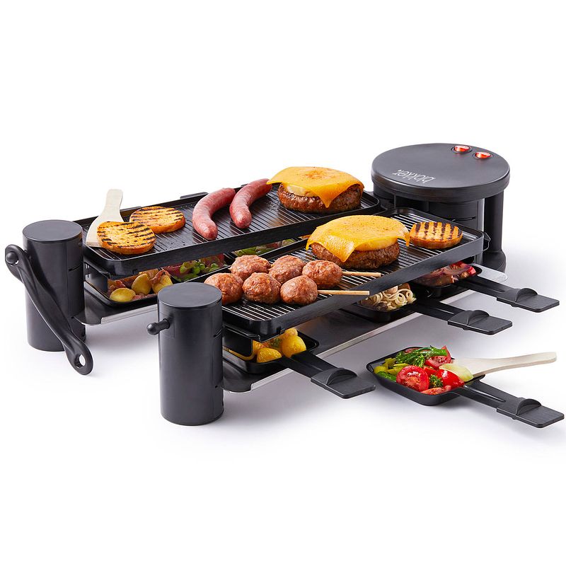 Foto van Blokker bl-26401 gourmetset uitklapbaar - 8 personen