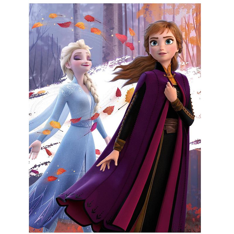 Foto van Disney frozen fleece deken herfst - 100 x 140 cm - multi