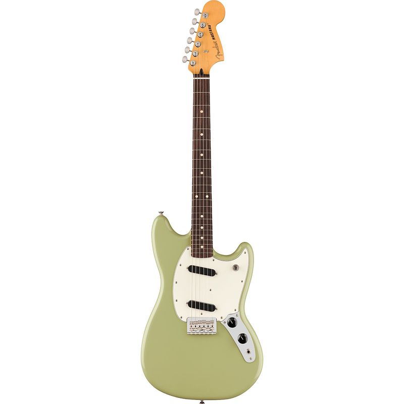 Foto van Fender player ii mustang rw birch green elektrische gitaar