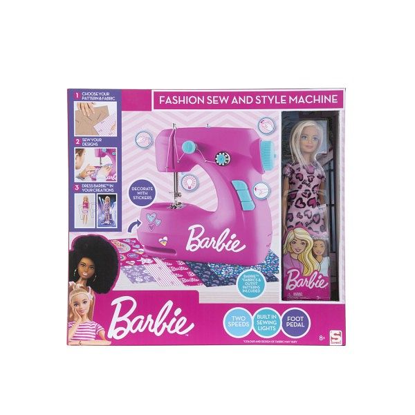 Foto van Barbie naaimachine met pop