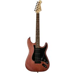 Foto van Fazley outlaw series sheriff basic sss brown elektrische gitaar met gigbag