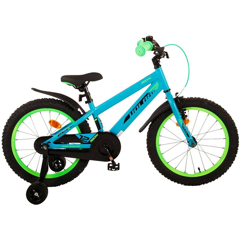 Foto van Volare rocky kinderfiets - jongens - 18 inch - groen