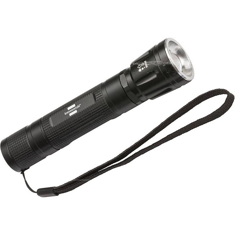 Foto van Brennenstuhl luxpremium tl 300 af zaklamp werkt op een accu led met handlus 350 lm 26 h 170 g