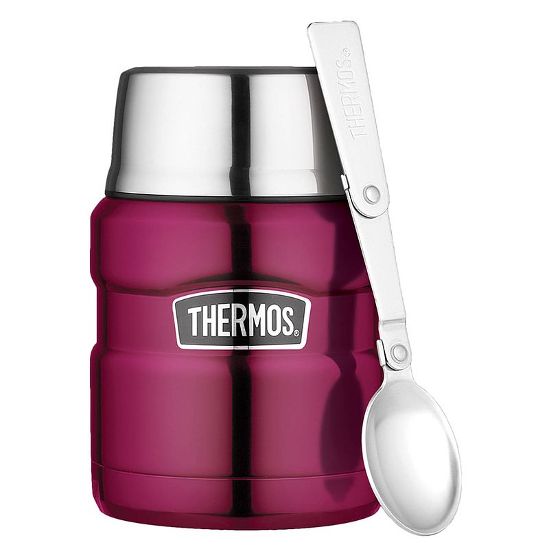 Foto van Thermos king voedseldrager - 0,45 l - framboos