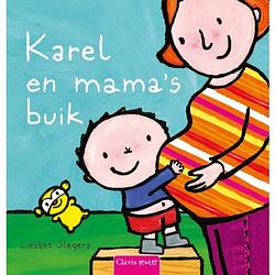 Foto van Karel en mama's buik