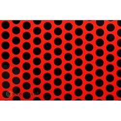 Foto van Oracover orastick fun 1 45-021-071-010 plakfolie (l x b) 10 m x 60 cm rood, zwart