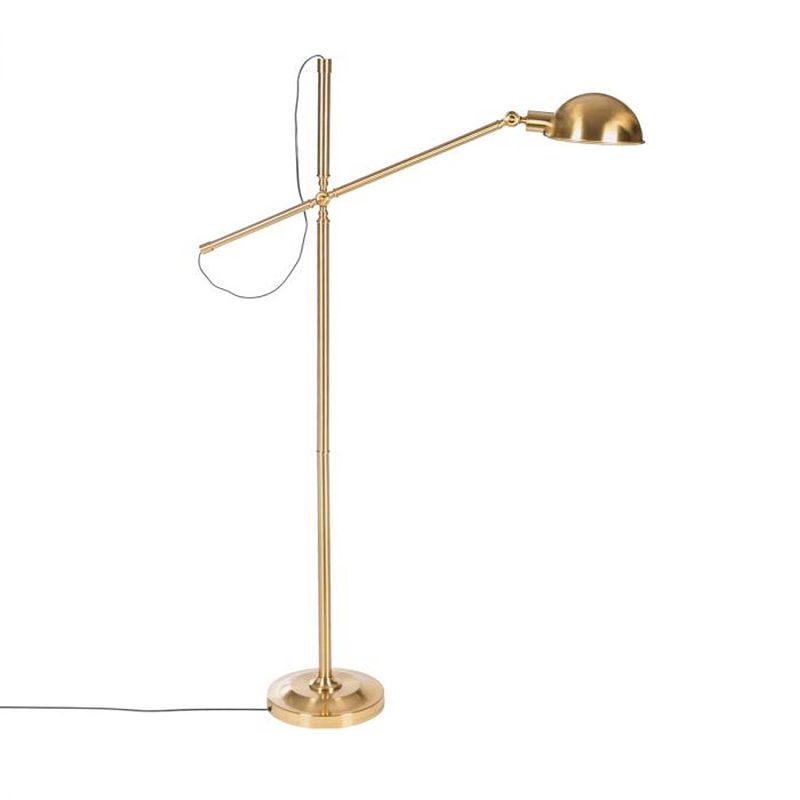 Foto van Riverdale staande lamp luca goud 146cm