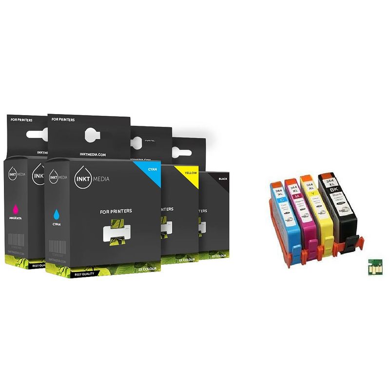 Foto van Inktmedia® - geschikt hp 364xl set hoge capaciteit