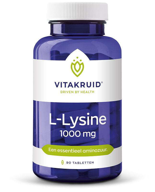 Foto van Vitakruid l-lysine 1000mg tabletten