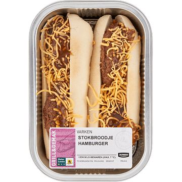 Foto van Jumbo stokbroodje hamburger 390g