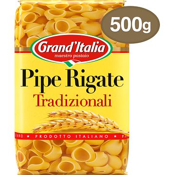 Foto van Grand'sitalia pasta pipe rigate tradizionali 500g bij jumbo