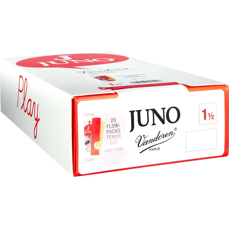 Foto van Vandoren juno jsr711525 saxophone ténor 1.5 rieten voor tenorsaxofoon (25 stuks)