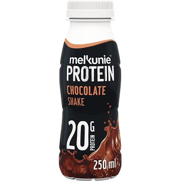 Foto van Melkunie protein chocolate shake 250ml bij jumbo