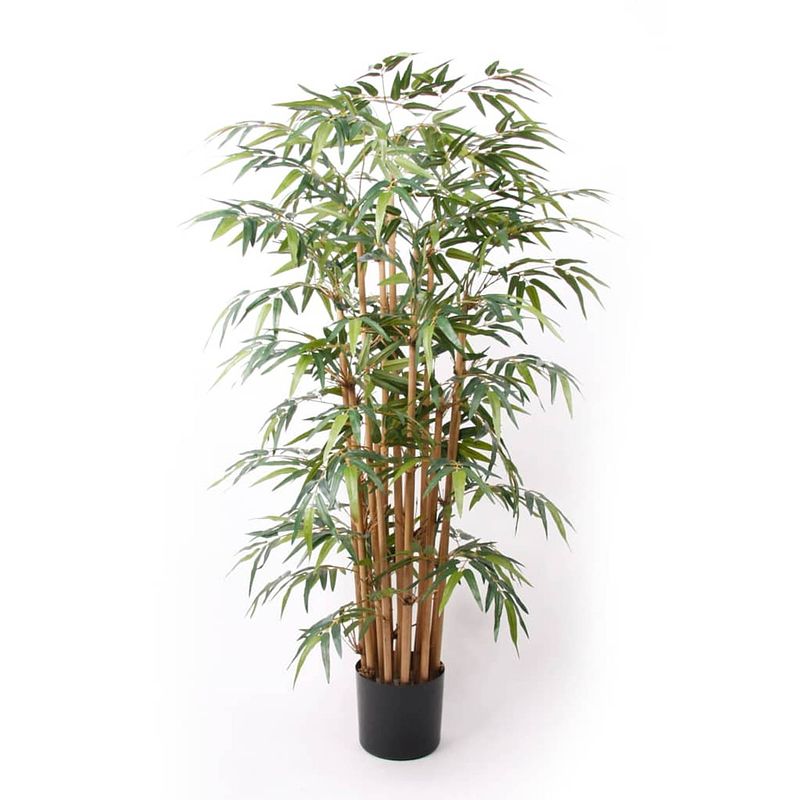 Foto van Emerald kunstplant bamboe deluxe 145 cm