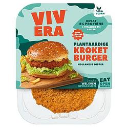 Foto van Vivera plantaardige kroketburger 150g bij jumbo