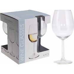 Foto van 12x witte wijn glazen transparant 430 ml - wijnglazen