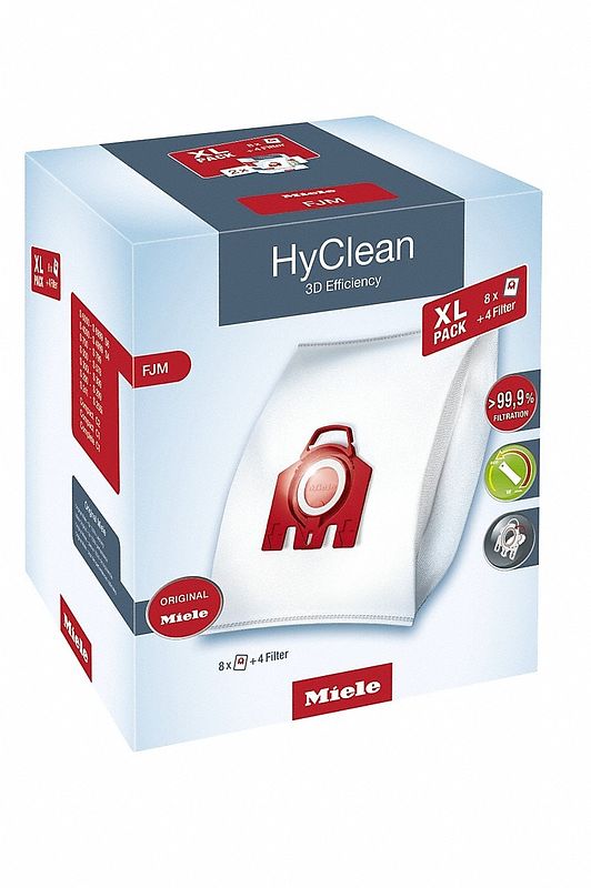 Foto van Miele xl-pack hyclean 3d fjm stofzuiger accessoire rood