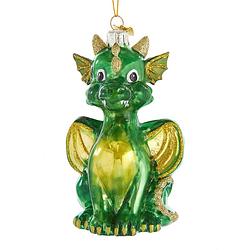 Foto van Kurt s. adler - noble gems glass baby dragon ornament 5 inch