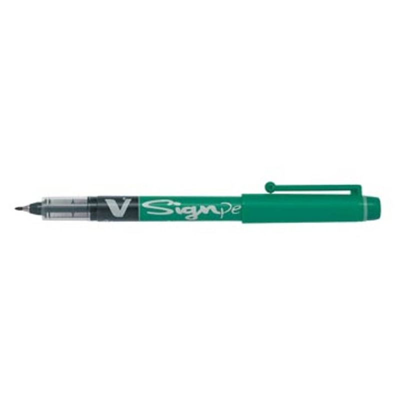 Foto van Pilot fineliner v-sign pen groen