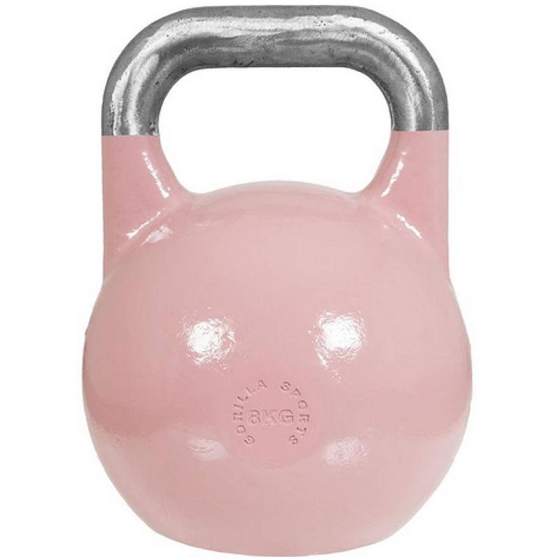 Foto van Gorilla sports kettlebell - competitie kettlebell - staal - 8 kg