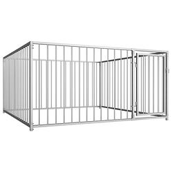 Foto van Vidaxl hondenkennel voor buiten 200x200x100 cm