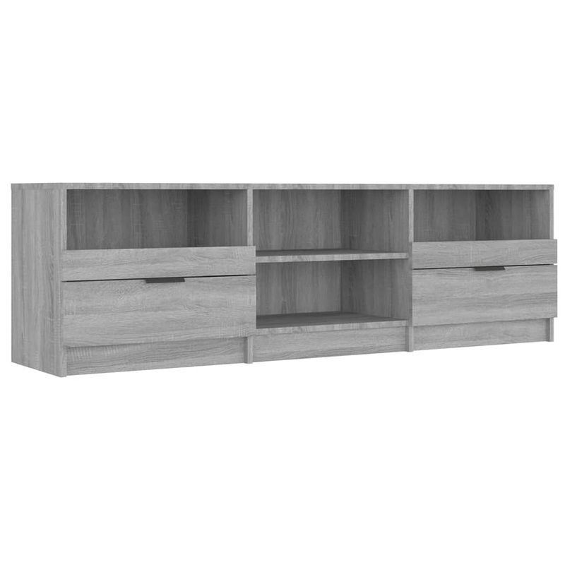 Foto van The living store tv-meubel - trendy - tv-meubel - 150 x 33.5 x 45 cm - grijs sonoma eiken