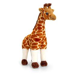 Foto van Pluche knuffel dier giraffe 30 cm - knuffeldier