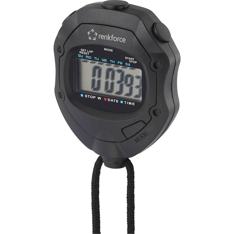 Foto van Renkforce rf-sw-110 digitale stopwatch zwart