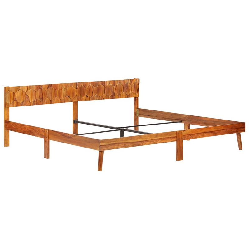 Foto van Infiori bedframe massief sheeshamhout 200x200 cm