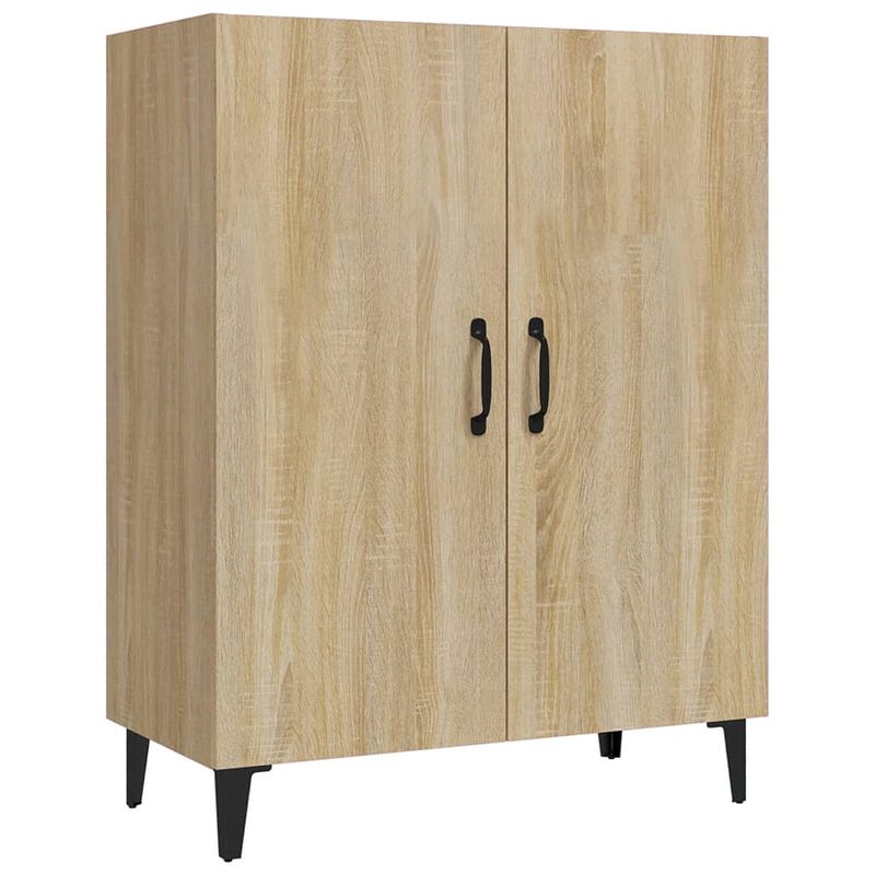 Foto van Vidaxl dressoir 70x34x90 cm bewerkt hout sonoma eikenkleurig