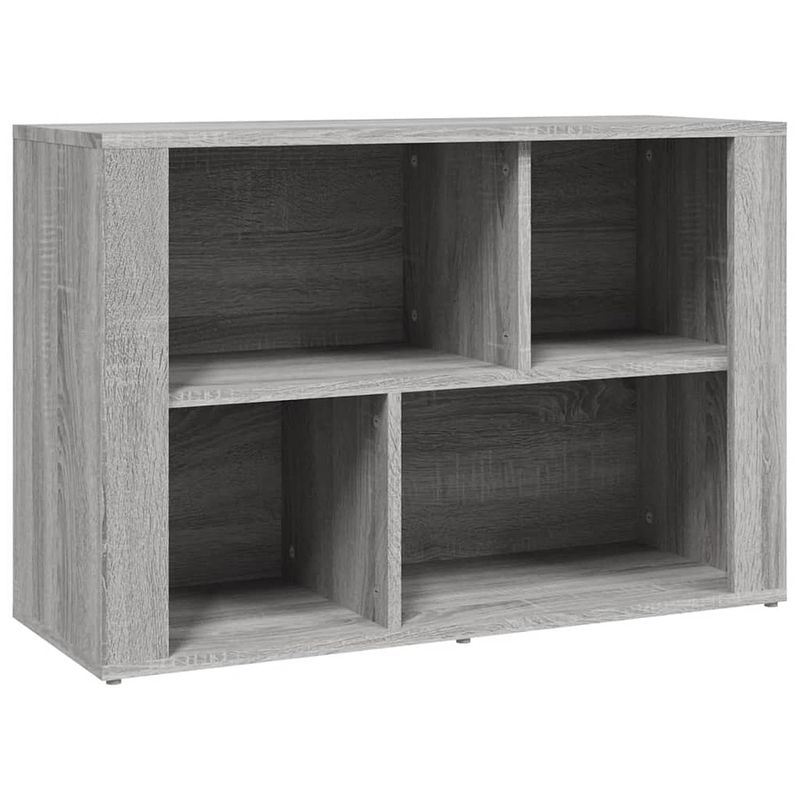 Foto van Vidaxl dressoir 80x30x54 cm bewerkt hout grijs sonoma eikenkleurig