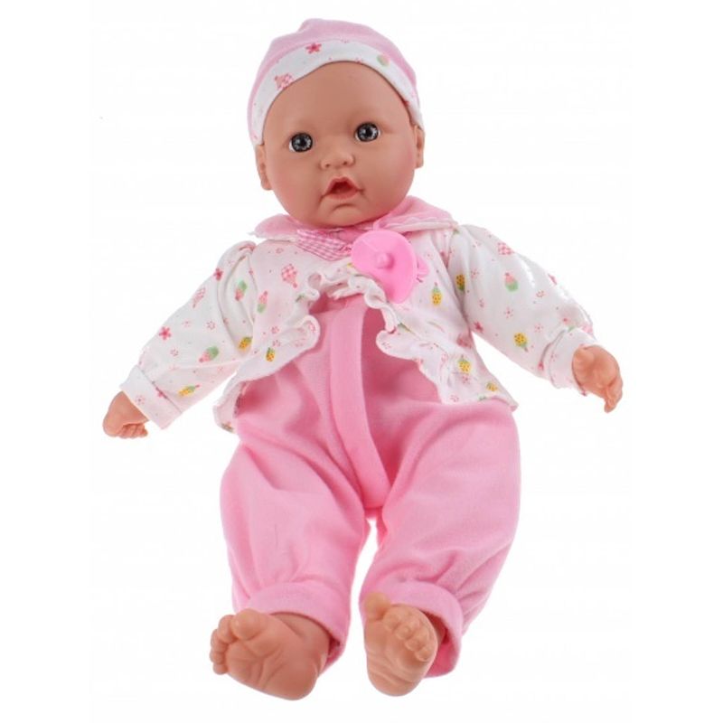 Foto van Toi-toys babypop baby cute 40 cm 3-delig cupcake roze