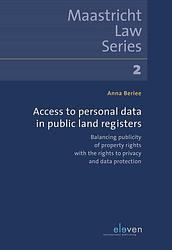 Foto van Access to personal data in public land registers - anna berlee - ebook (9789462748460)