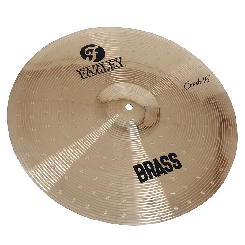 Foto van Fazley cym brass 16c crashbekken 16 inch