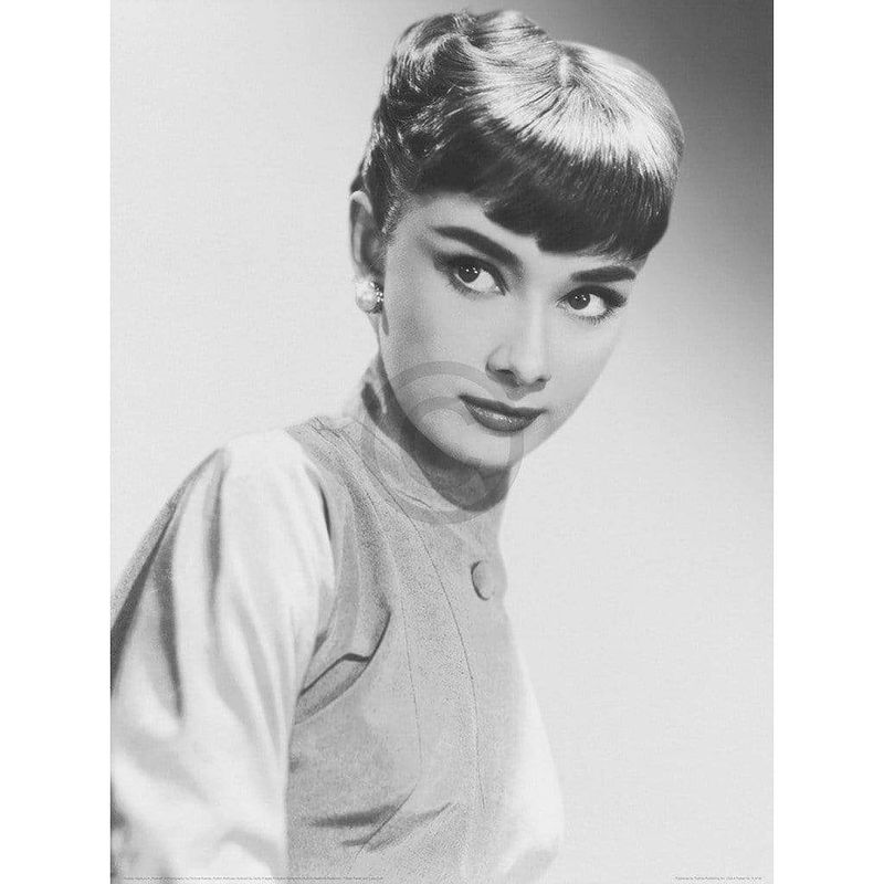 Foto van Hero - audrey hepburn portrait kunstdruk 60x80cm