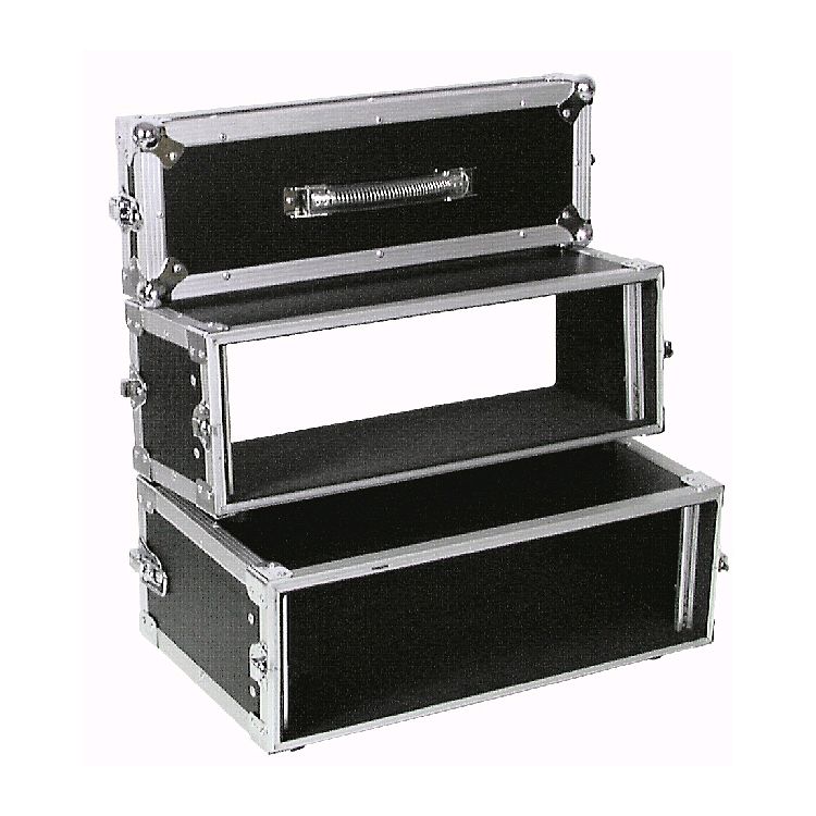 Foto van Omnitronic tour 3u dubbele cd speler flightcase