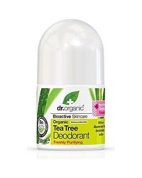 Foto van Dr organic tea tree deodorant roll-on