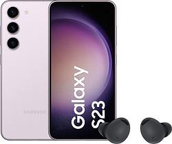 Foto van Samsung galaxy s23 128gb roze + samsung galaxy buds 2 pro zwart