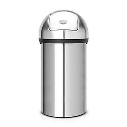 Foto van Brabantia push bin afvalemmer 60 liter - matt steel