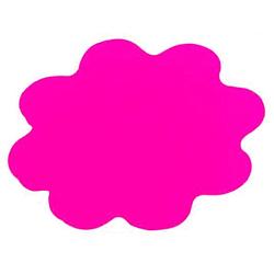 Foto van Pincello knutselpapier wolk junior 26 cm roze 10-delig