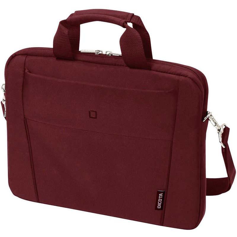 Foto van Dicota laptoptas tasche / notebook / slim case base / geschikt voor max. (laptop): 35,8 cm (14,1) rood