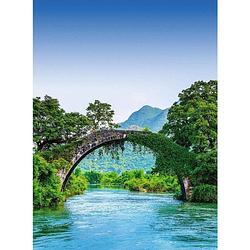 Foto van Wizard+genius bridge crosses a river in china vlies fotobehang 192x260cm 4-banen