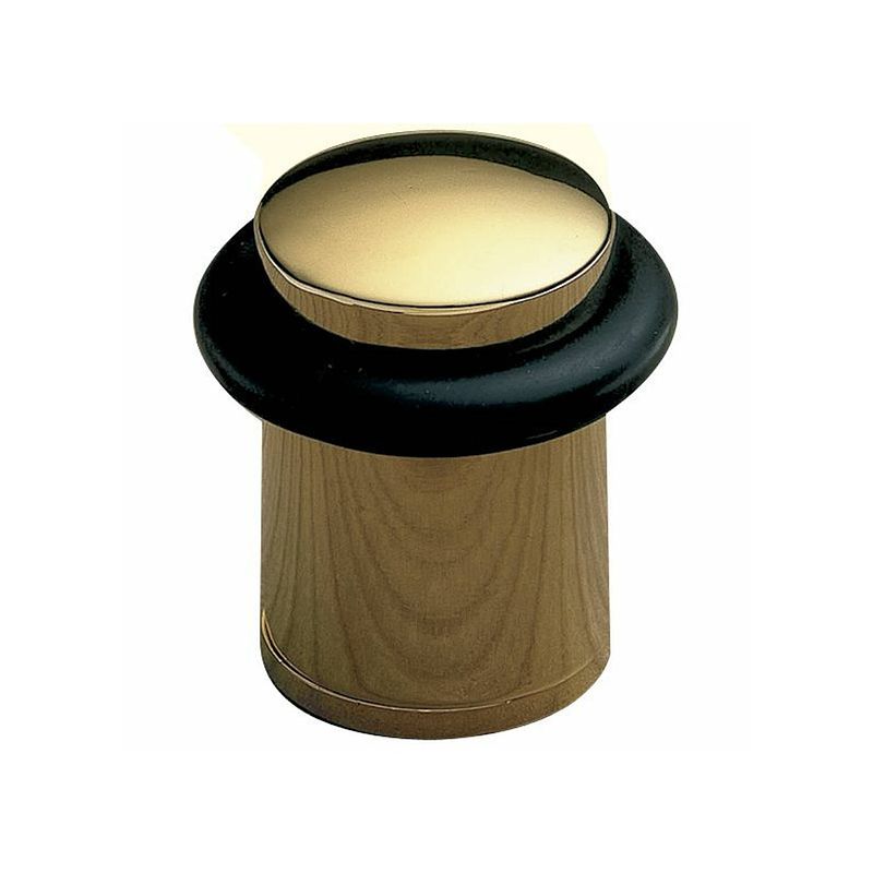 Foto van Amig deurstopper/deurbuffer - d32mm - inclusief schroeven - goud - deurstoppers