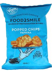 Foto van Food2smile popped chips paprika 75g bij jumbo